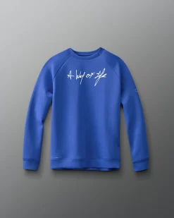 A Way of Life Script Youth COOL-FEEL Crewneck