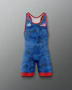 Camo Boy's Elite Singlet