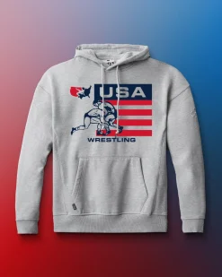 Classic USA Wrestling Titan Heavyweight Hoodie