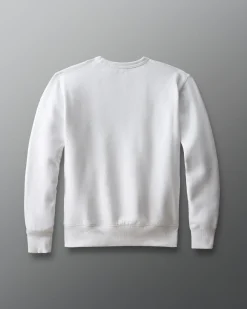 Comfort Fleece Crewneck - White