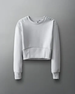 COOL-FEEL Women's Fitted Crew - Lunar Gray