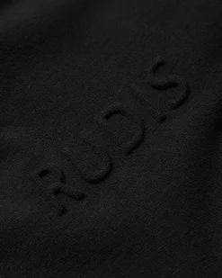 Embossed Wordmark Women's Sleeveless Crop Hoodie