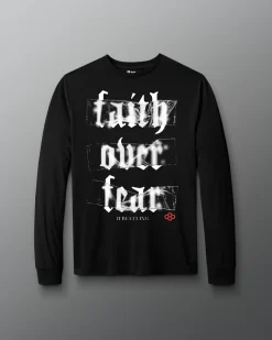 Gothic Faith Over Fear Elite Super Soft Long Sleeve