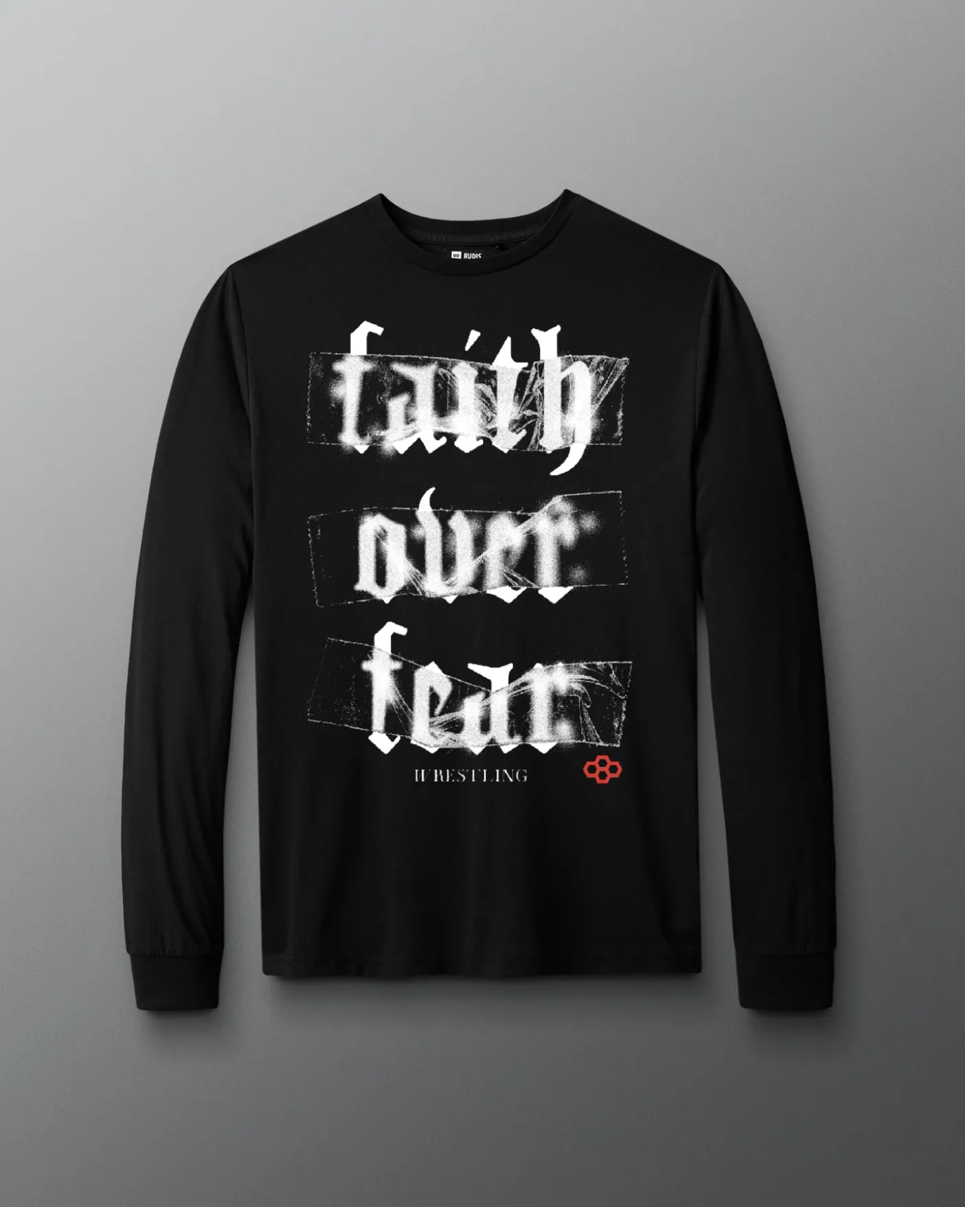 Gothic Faith Over Fear Elite Super Soft Long Sleeve