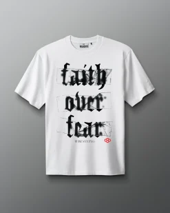 Gothic Faith Over Fear Heavyweight T-Shirt