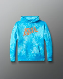 Graffiti Wordmark Tie-Dye Youth Hoodie