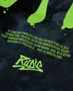Graffiti Wordmark Tie-Dye Youth Hoodie