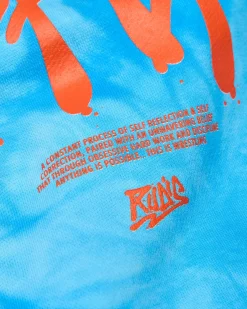 Graffiti Wordmark Tie-Dye Youth Hoodie
