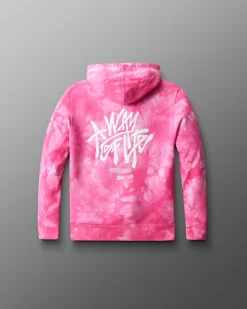 Graffiti Wordmark Tie-Dye Youth Hoodie