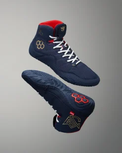 JB1 Adult Wrestling Shoes - Navy