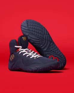 JB1 Adult Wrestling Shoes - Navy