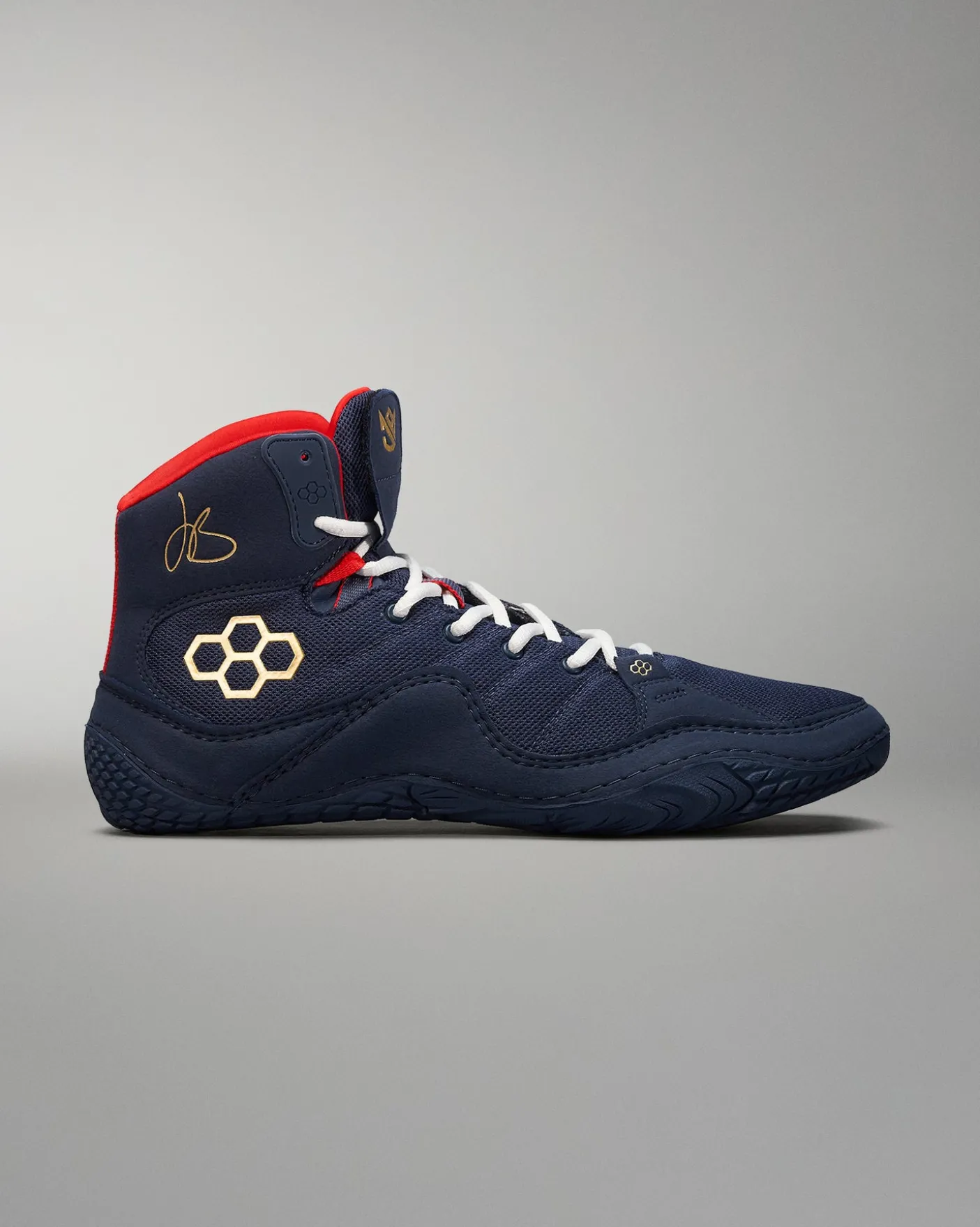 JB1 Adult Wrestling Shoes - Navy