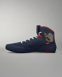 JB1 Adult Wrestling Shoes - Navy