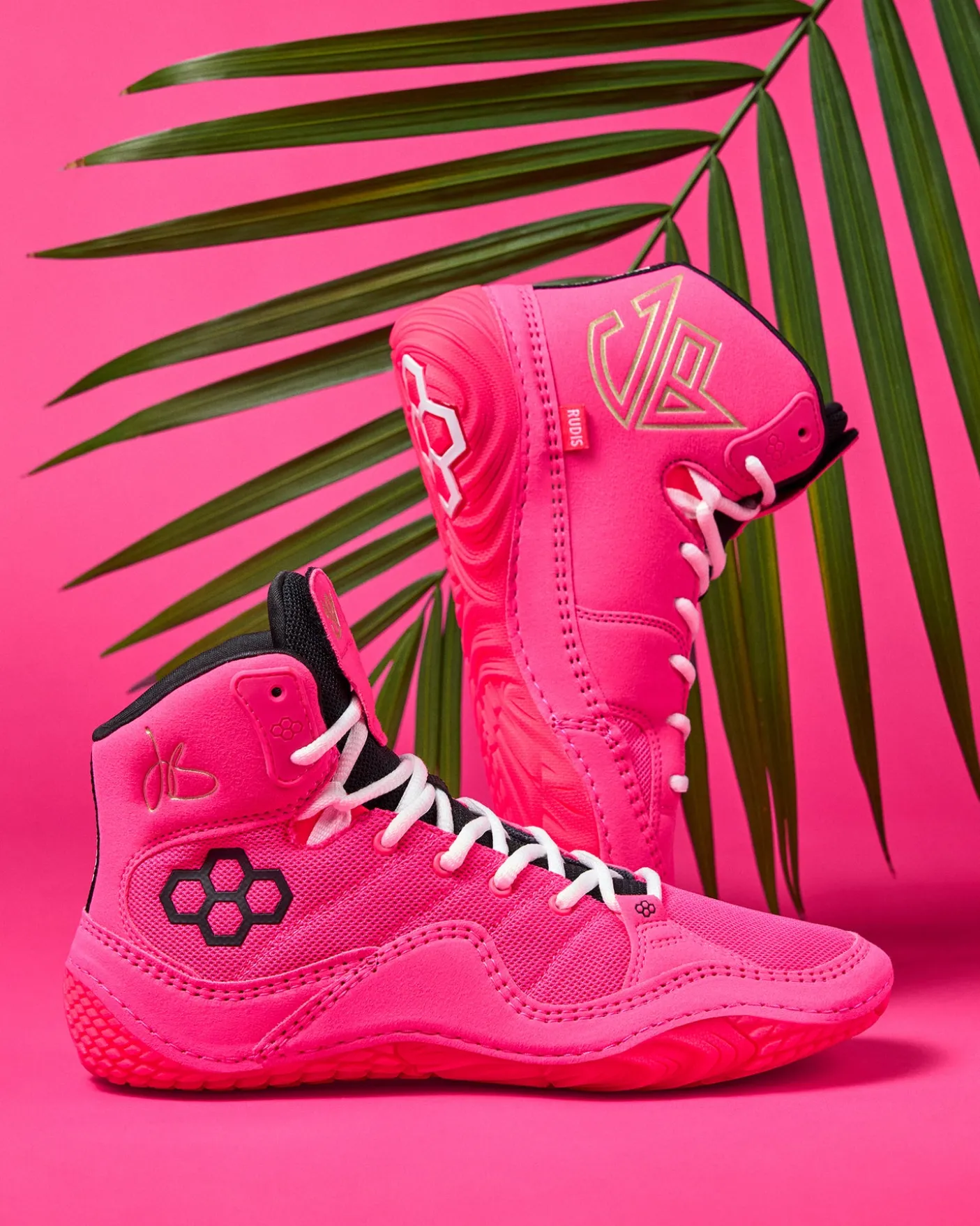 JB1 Adult Wrestling Shoes - Flamingo Pink