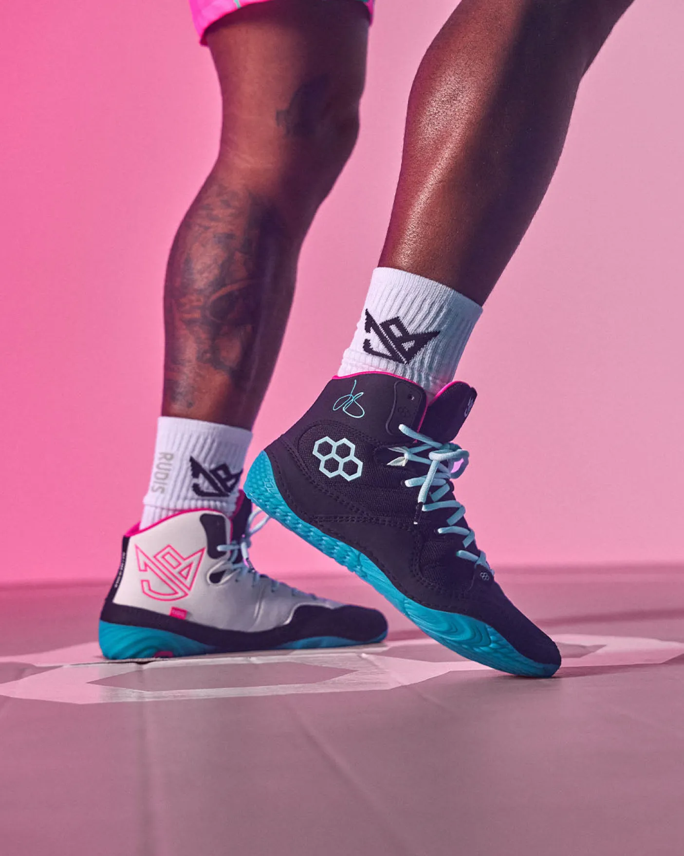 JB1 Adult Wrestling Shoes - South Beach