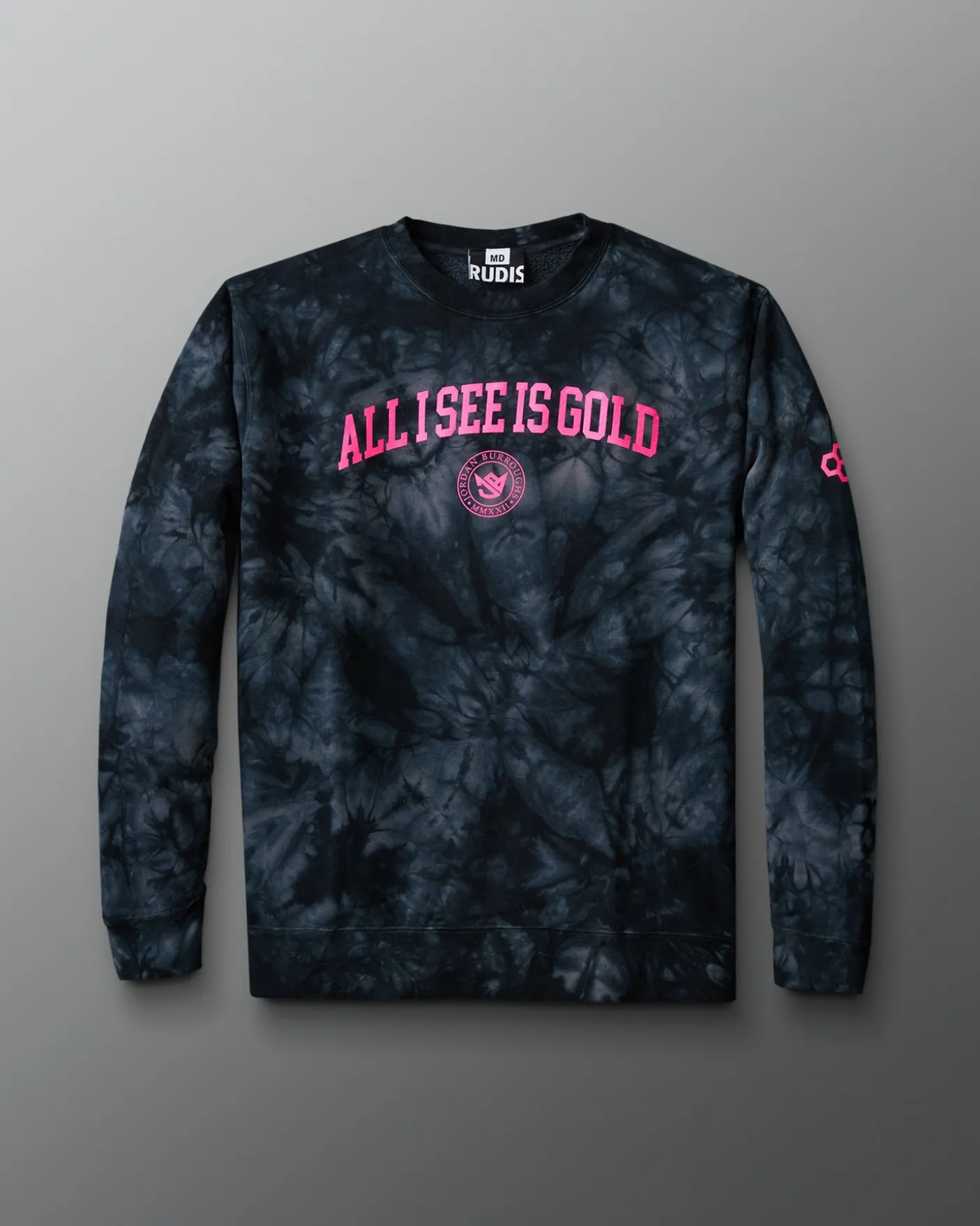 JB All I See Is Gold Academy Tie Dye Crewneck