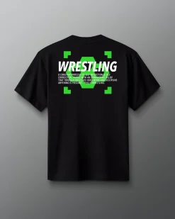 Neon Wrestling Hex Heavyweight T-Shirt