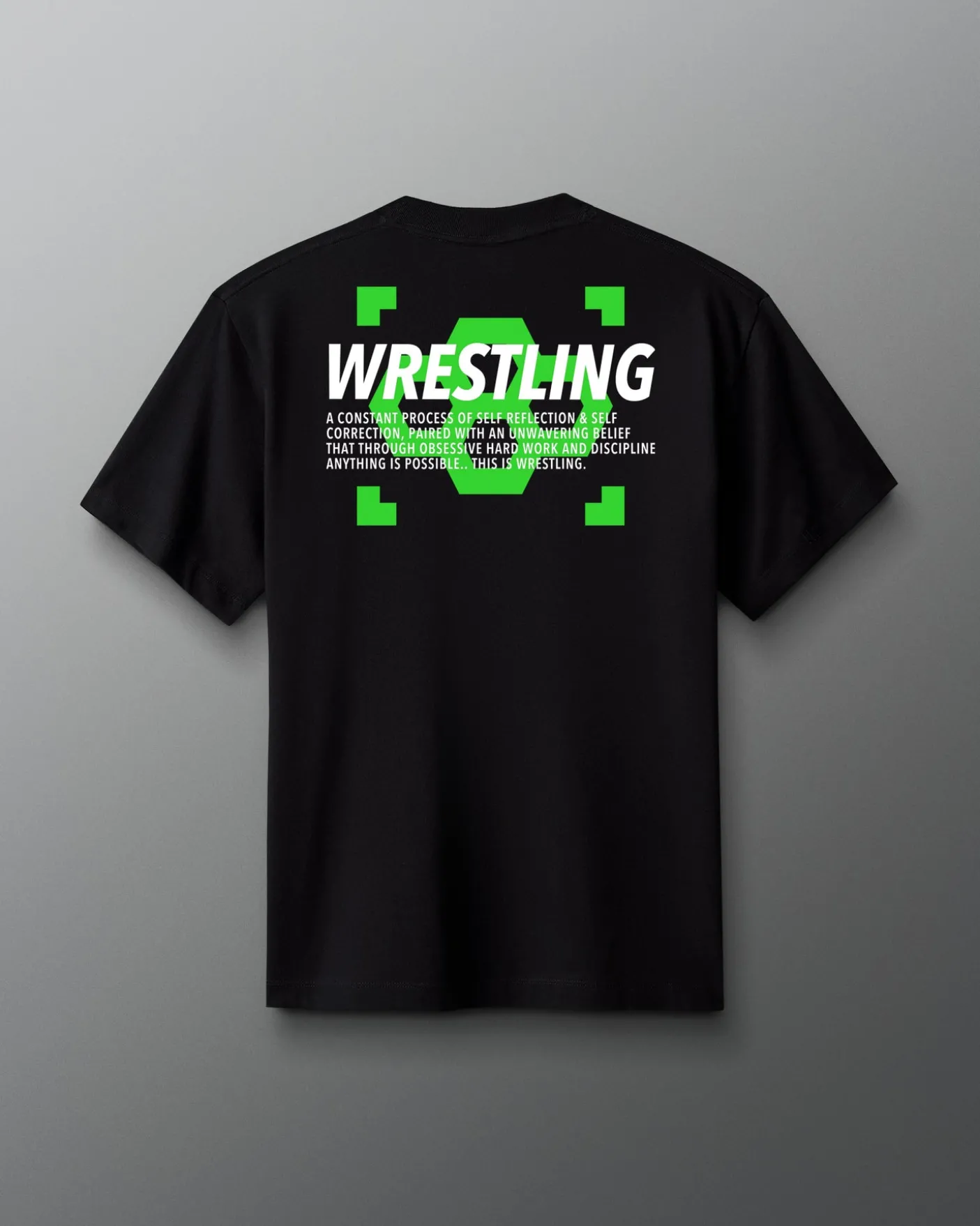 Neon Wrestling Hex Heavyweight T-Shirt