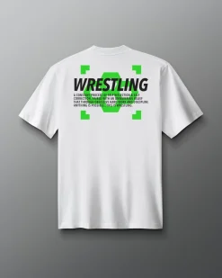 Neon Wrestling Hex Heavyweight T-Shirt