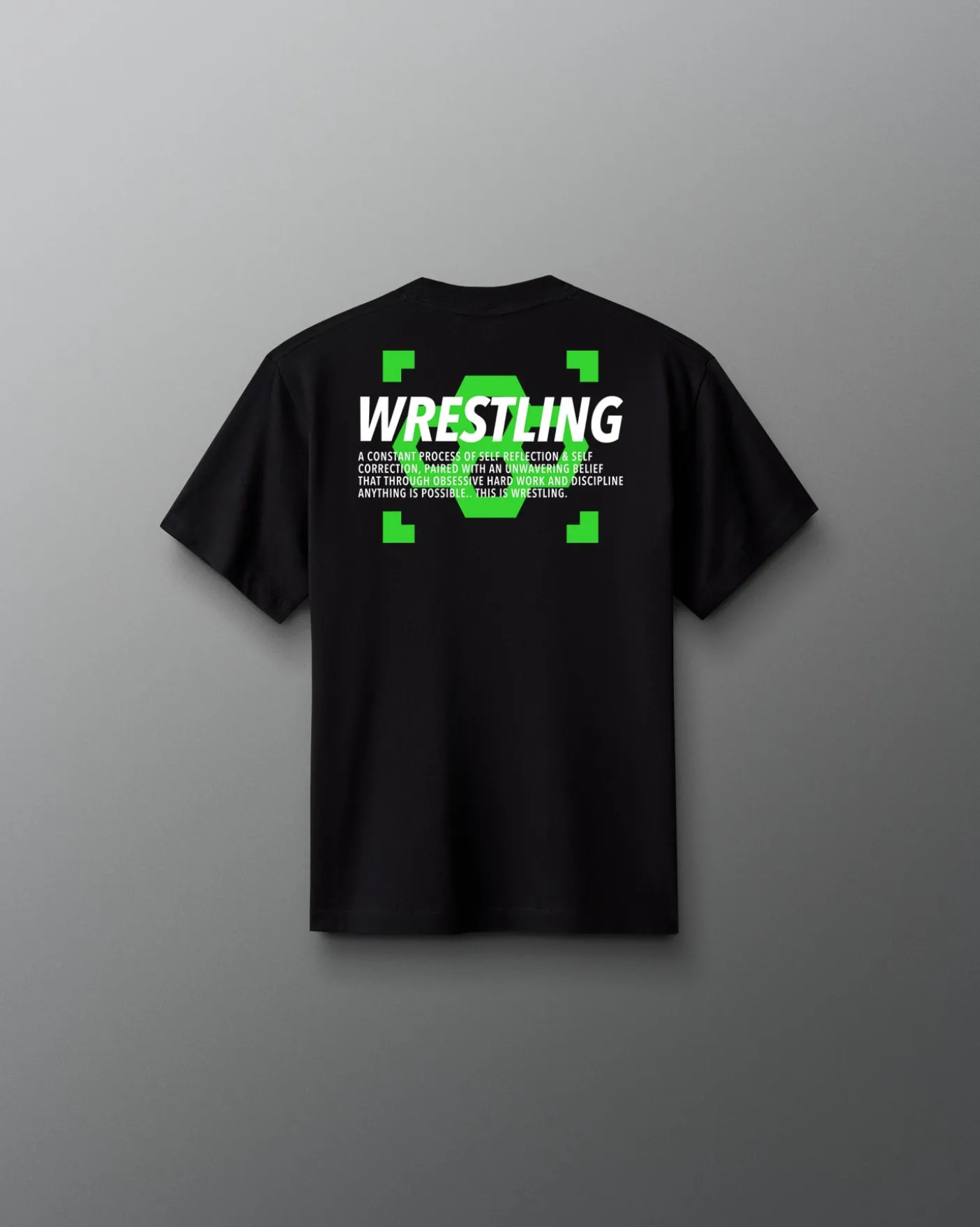 Neon Wrestling Hex Youth Heavyweight T-Shirt