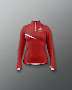 Ohio State Sublimated Girl's Quarter Zip
