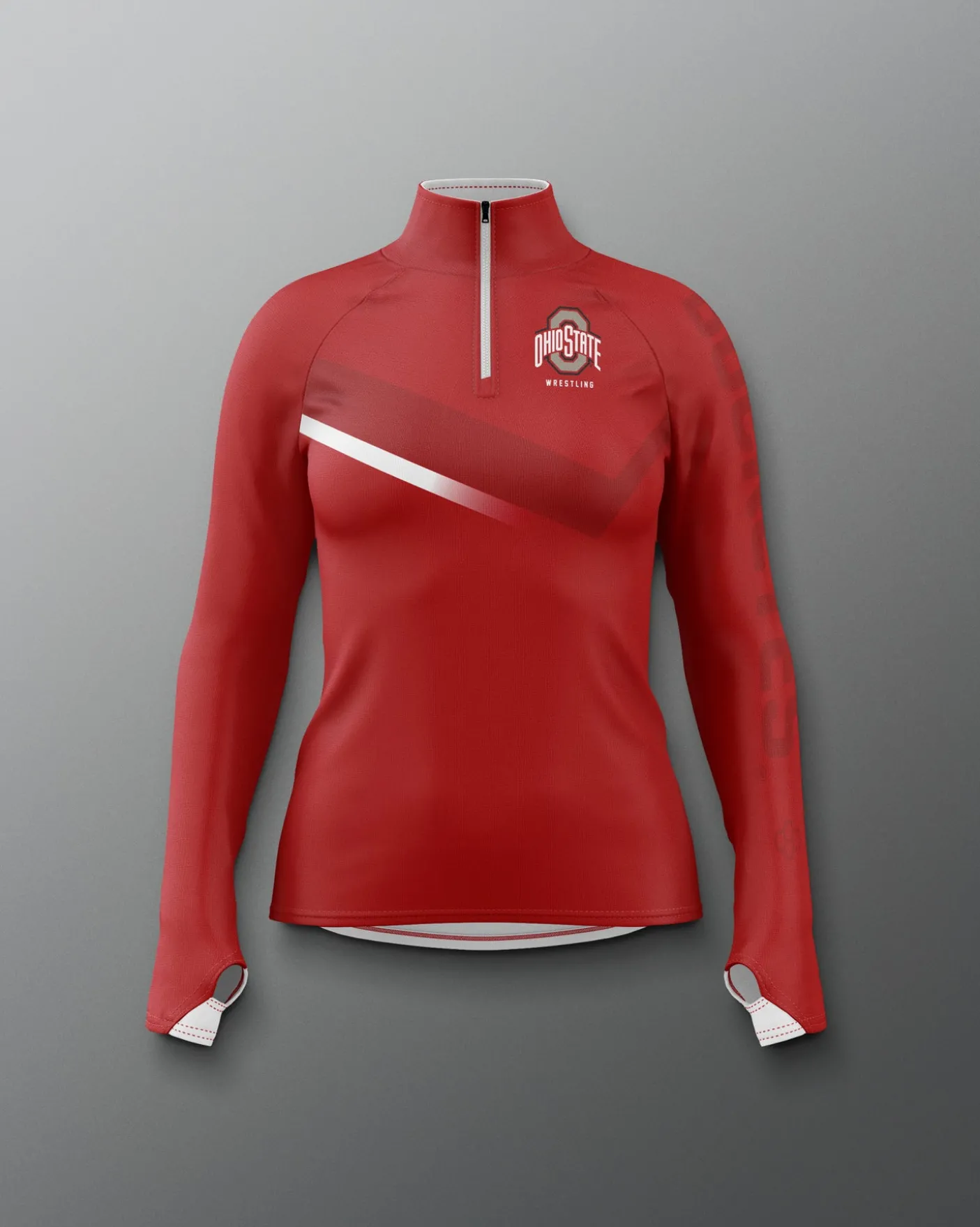 Ohio State Sublimated Women's Quarter Zip