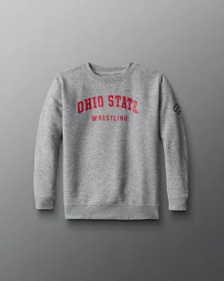 Ohio State Wrestling Convex Youth Crewneck