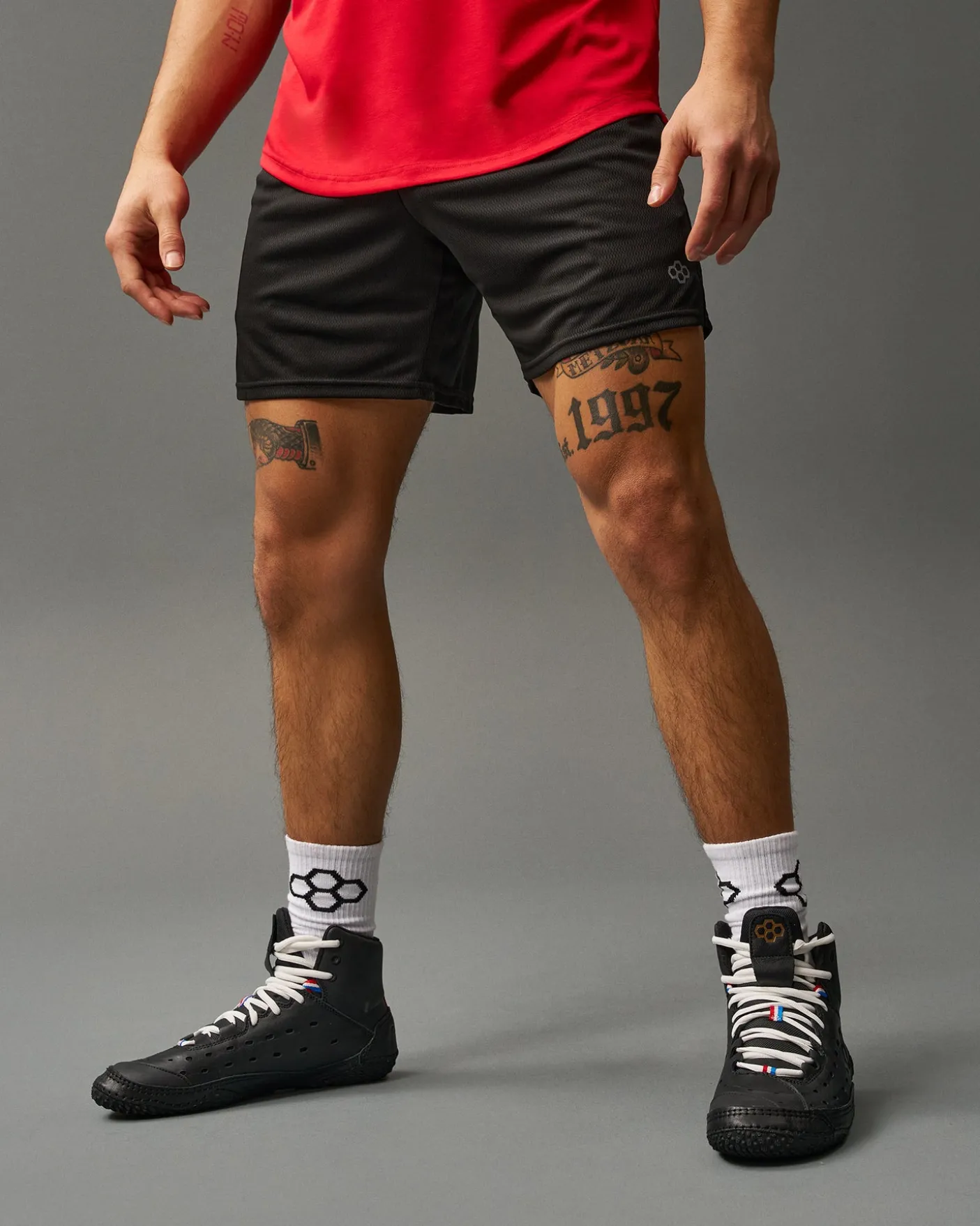 RUDIS 6" Mesh Shorts - Black