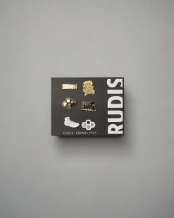 RUDIS 6 Pack Enamel Pins