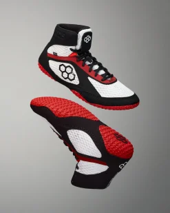 RUDIS Alpha 2.0 Adult Wrestling Shoes - Metallic Red