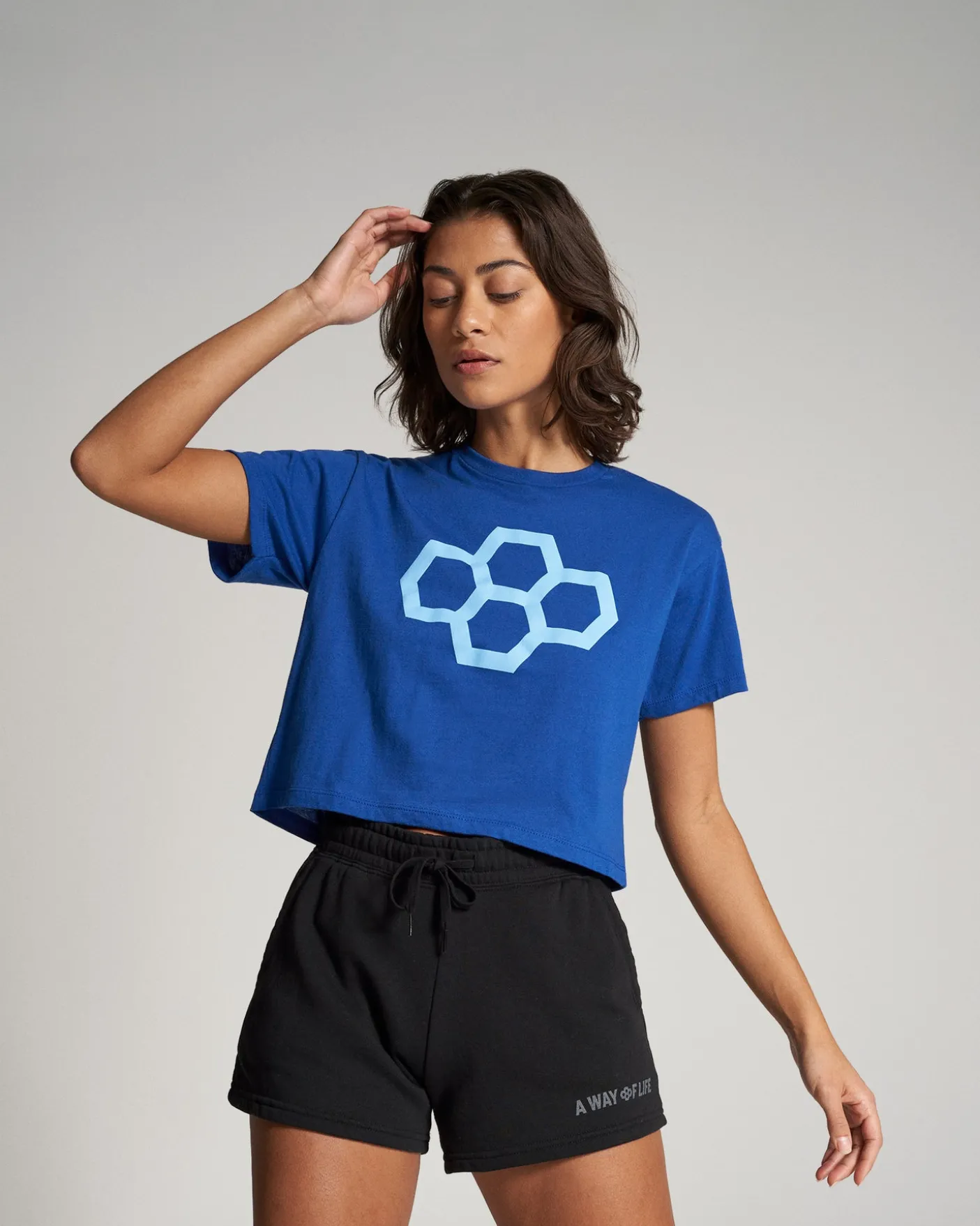 RUDIS Big Hex Women's Crop T-Shirt