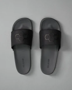 RUDIS Black Hex Adult Slides