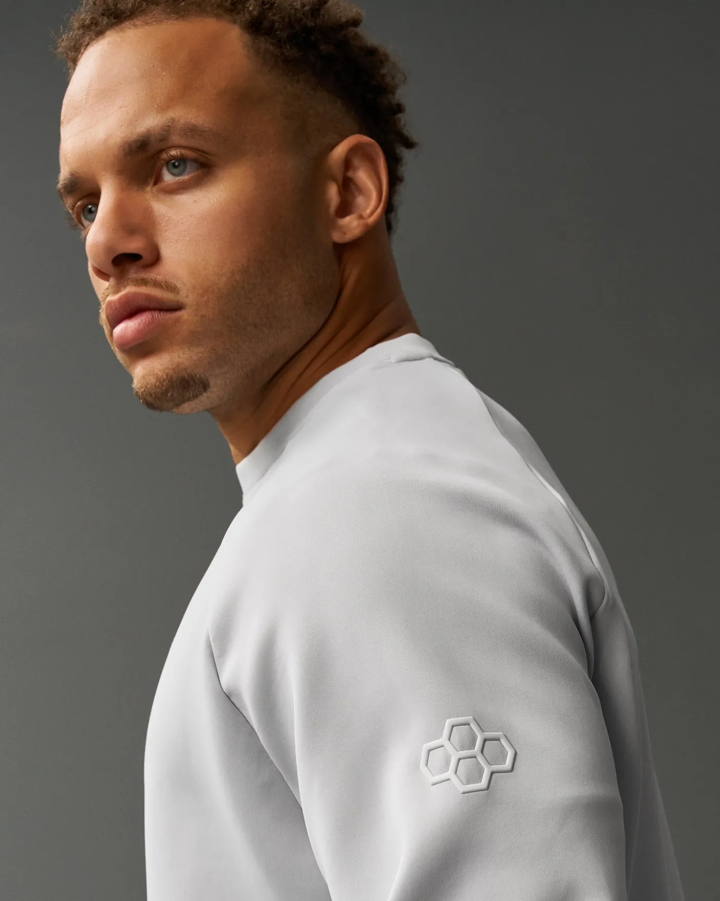 RUDIS COOL-FEEL Crewneck - Lunar Gray