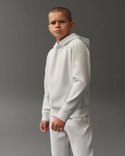 RUDIS COOL-FEEL Youth Hoodie - Lunar Gray