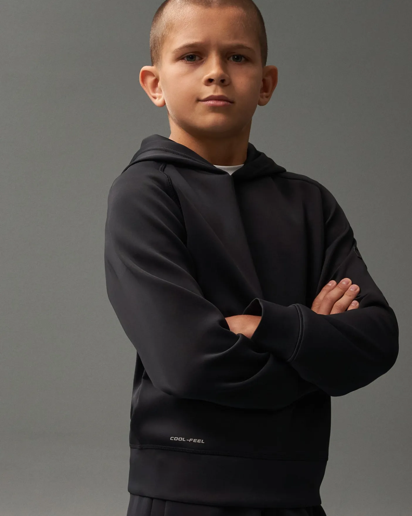 RUDIS COOL-FEEL Youth Hoodie - Black