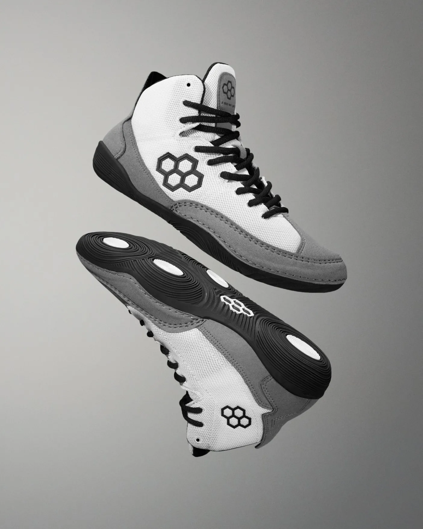 RUDIS Courage Adult Wrestling Shoes - White/Midnight