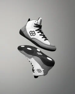 RUDIS Courage Youth Wrestling Shoes - White/Midnight