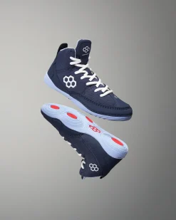 RUDIS Courage Youth Wrestling Shoes - Navy Carolina