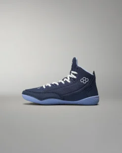 RUDIS Courage Youth Wrestling Shoes - Navy Carolina