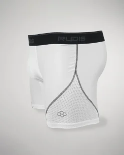 RUDIS Essential White/Gray Adult Boxer Brief