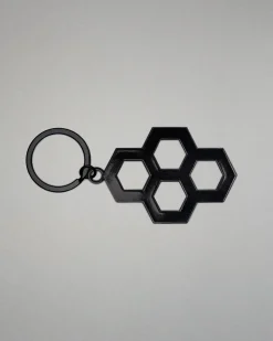 RUDIS Hex Diecut Keychain
