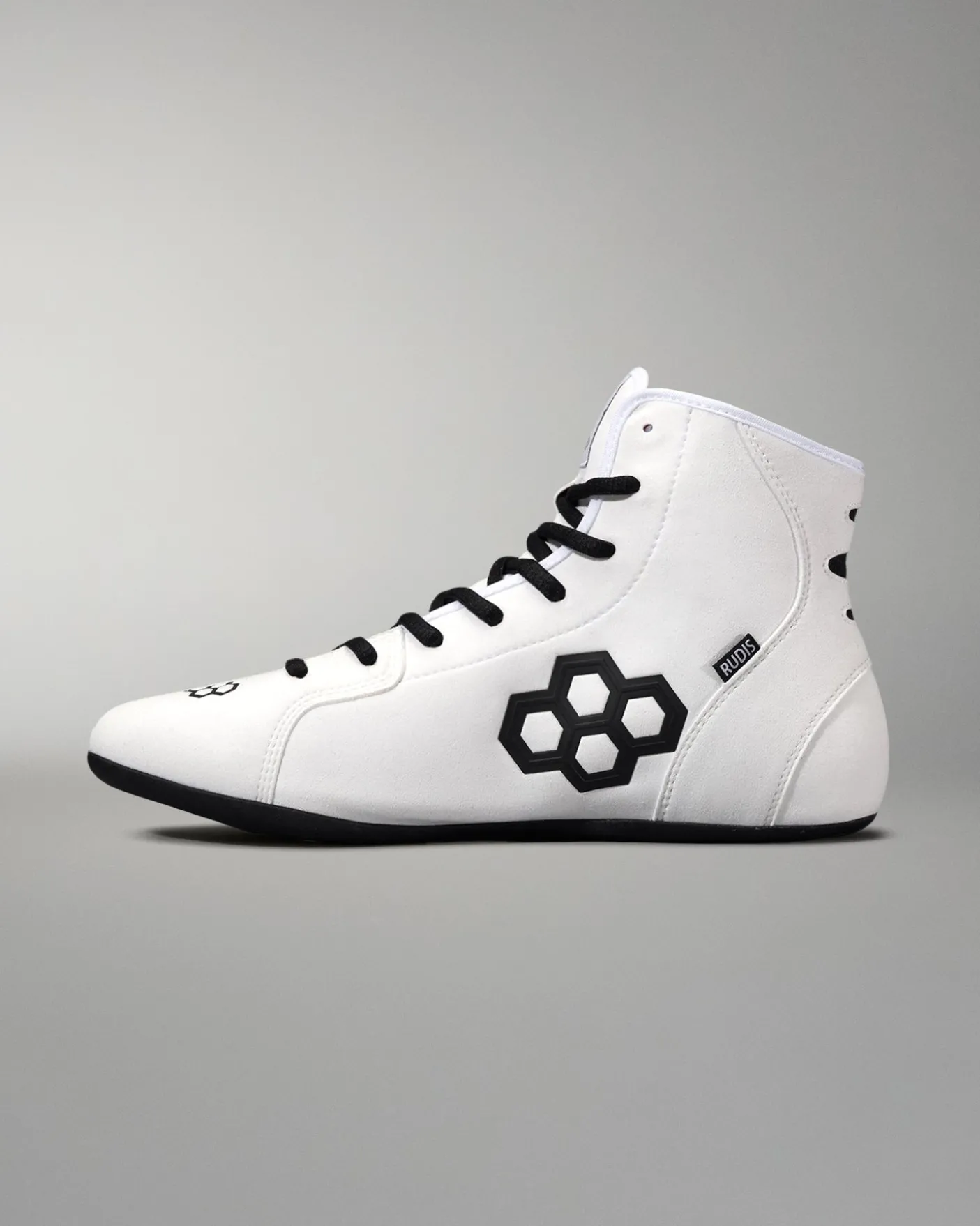 RUDIS International Adult Wrestling Shoes - White/Black
