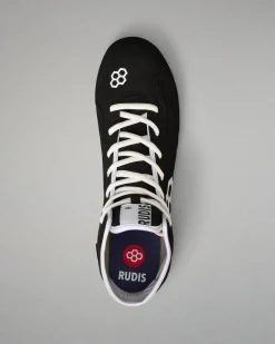 RUDIS International Adult Wrestling Shoes - Black/White