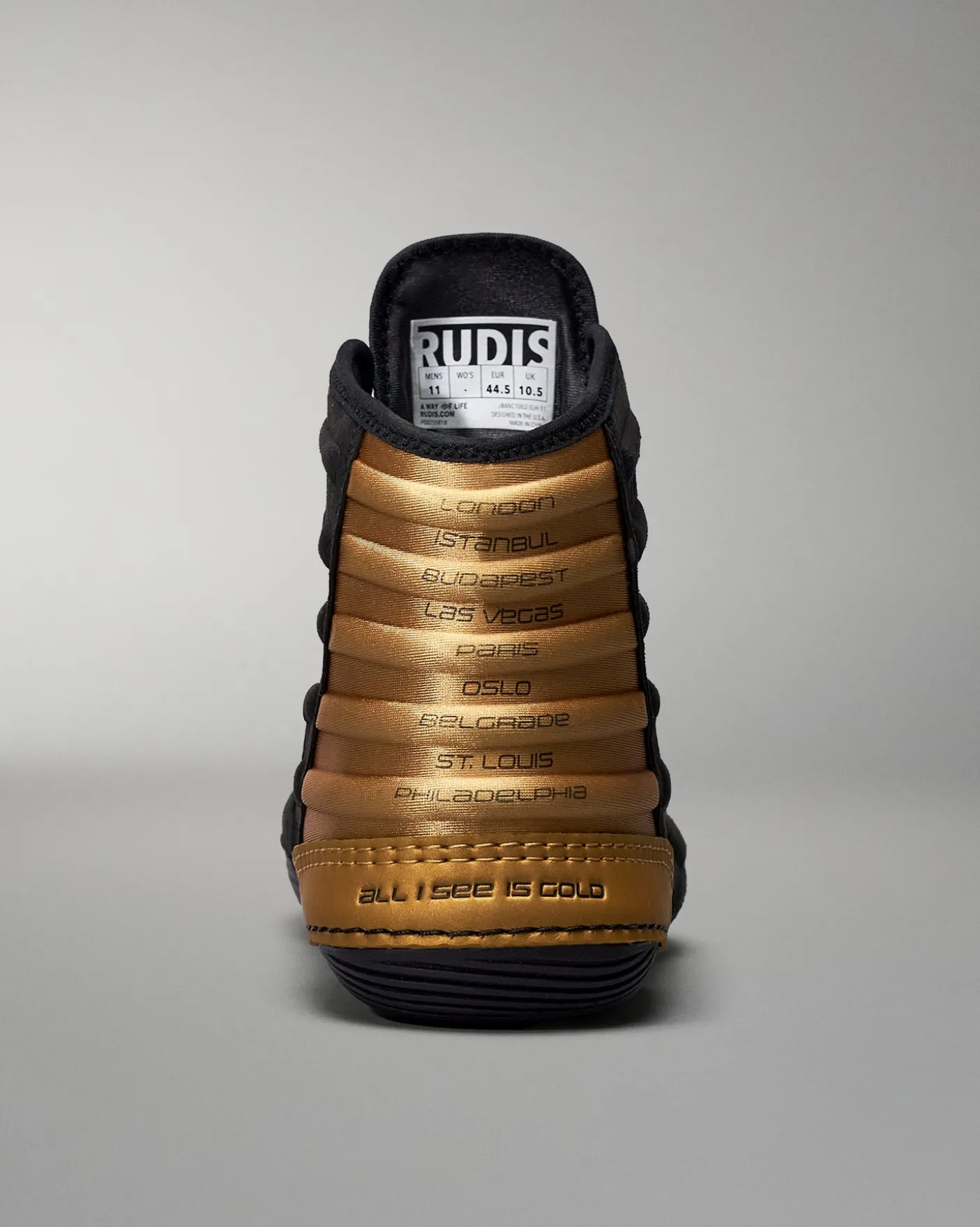 RUDIS JB Ultra Adult Wrestling Shoes - Stealth