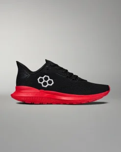 RUDIS Journey Knit Adult Training Shoes - Black/Red