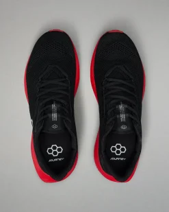 RUDIS Journey Knit Adult Training Shoes - Black/Red
