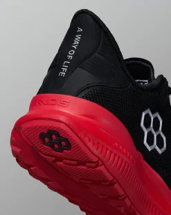 RUDIS Journey Knit Adult Training Shoes - Black/Red