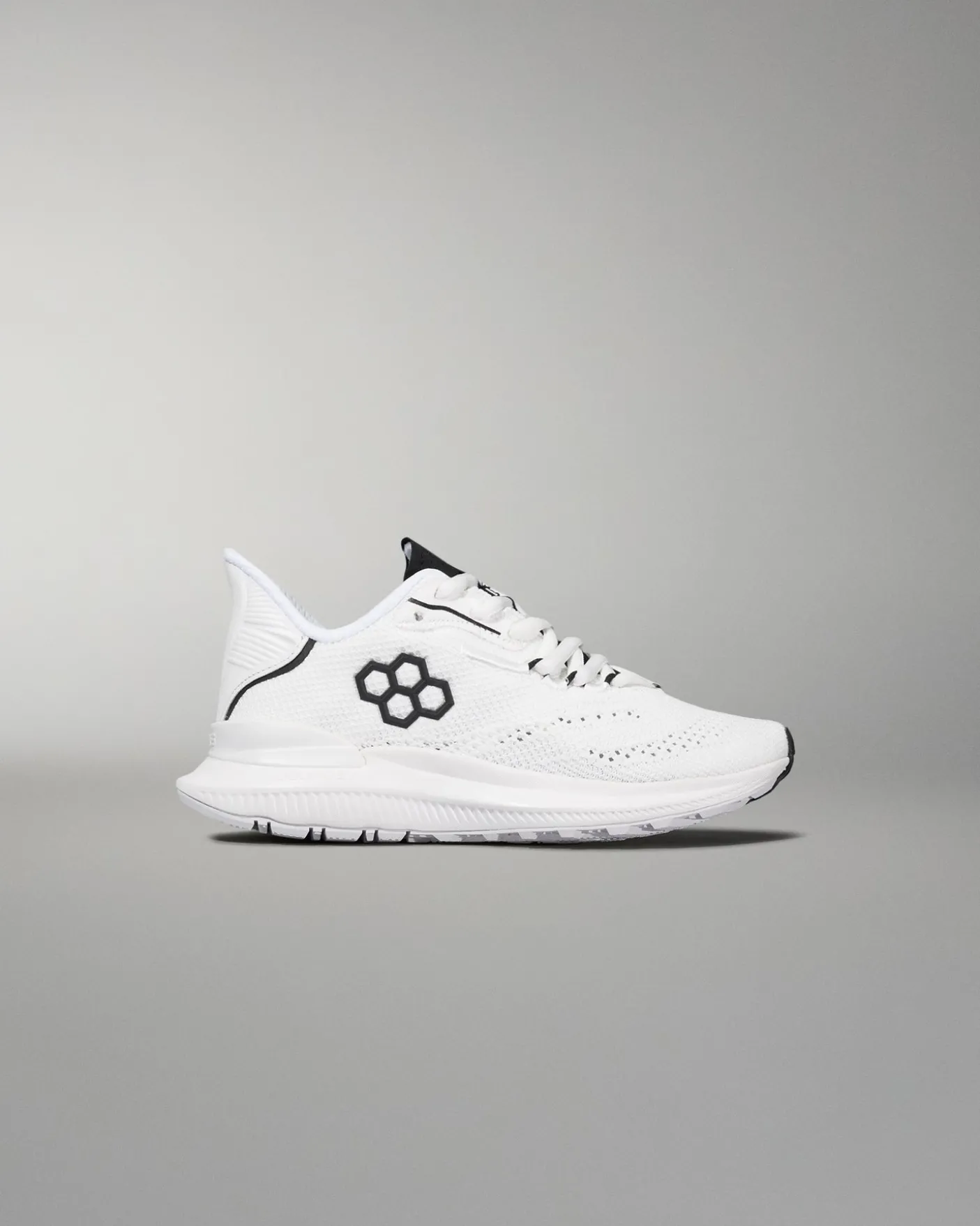 RUDIS Journey Knit Youth Training Shoes - White/Neon
