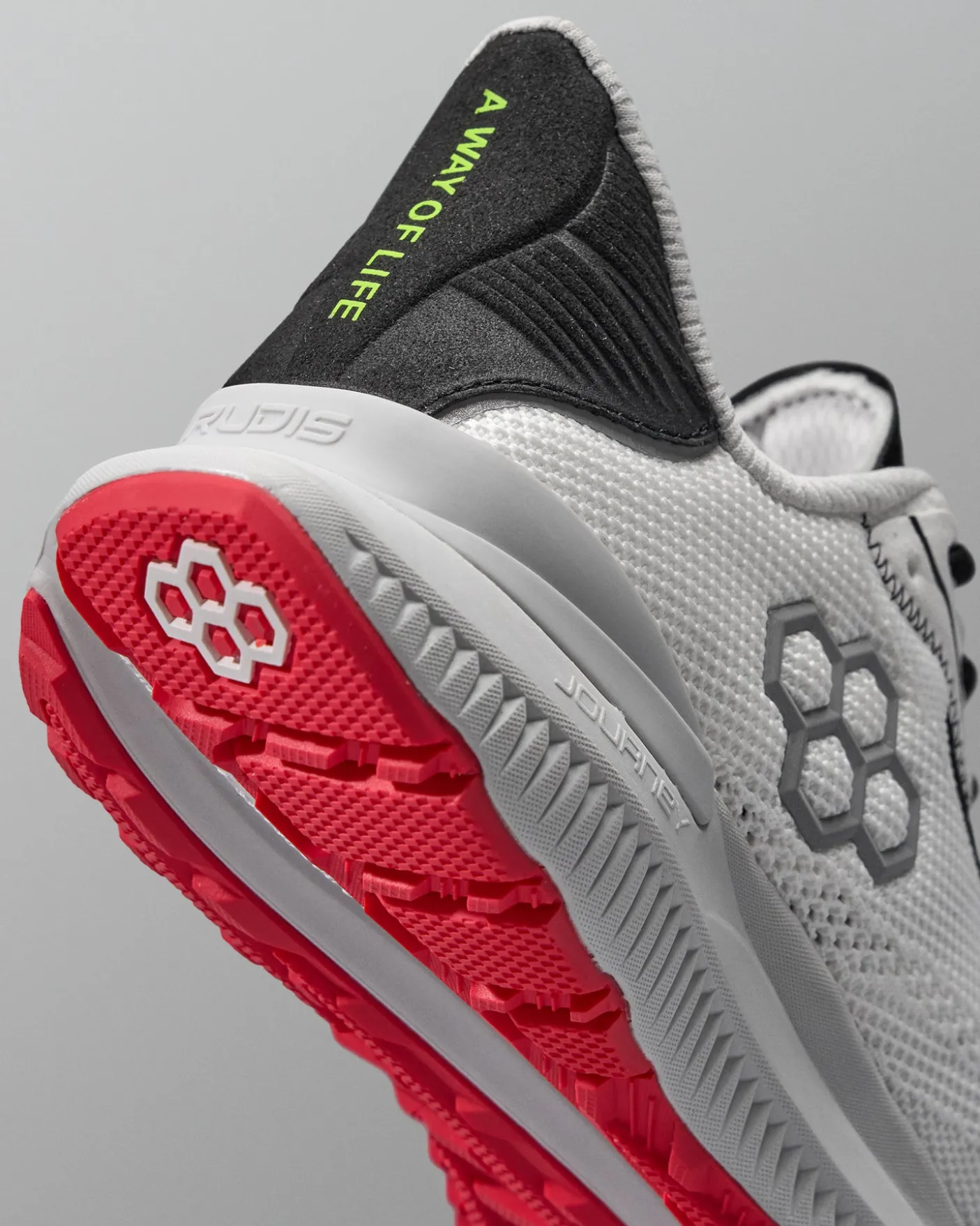 RUDIS Journey Knit Youth Training Shoes - White Hot