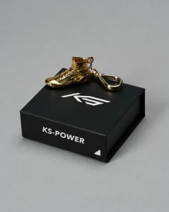 RUDIS KS Gold Shoe Keychain